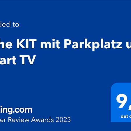 Naehe Kit Mit Parkplatz Und Smart Tv Karlsruhe Exterior foto